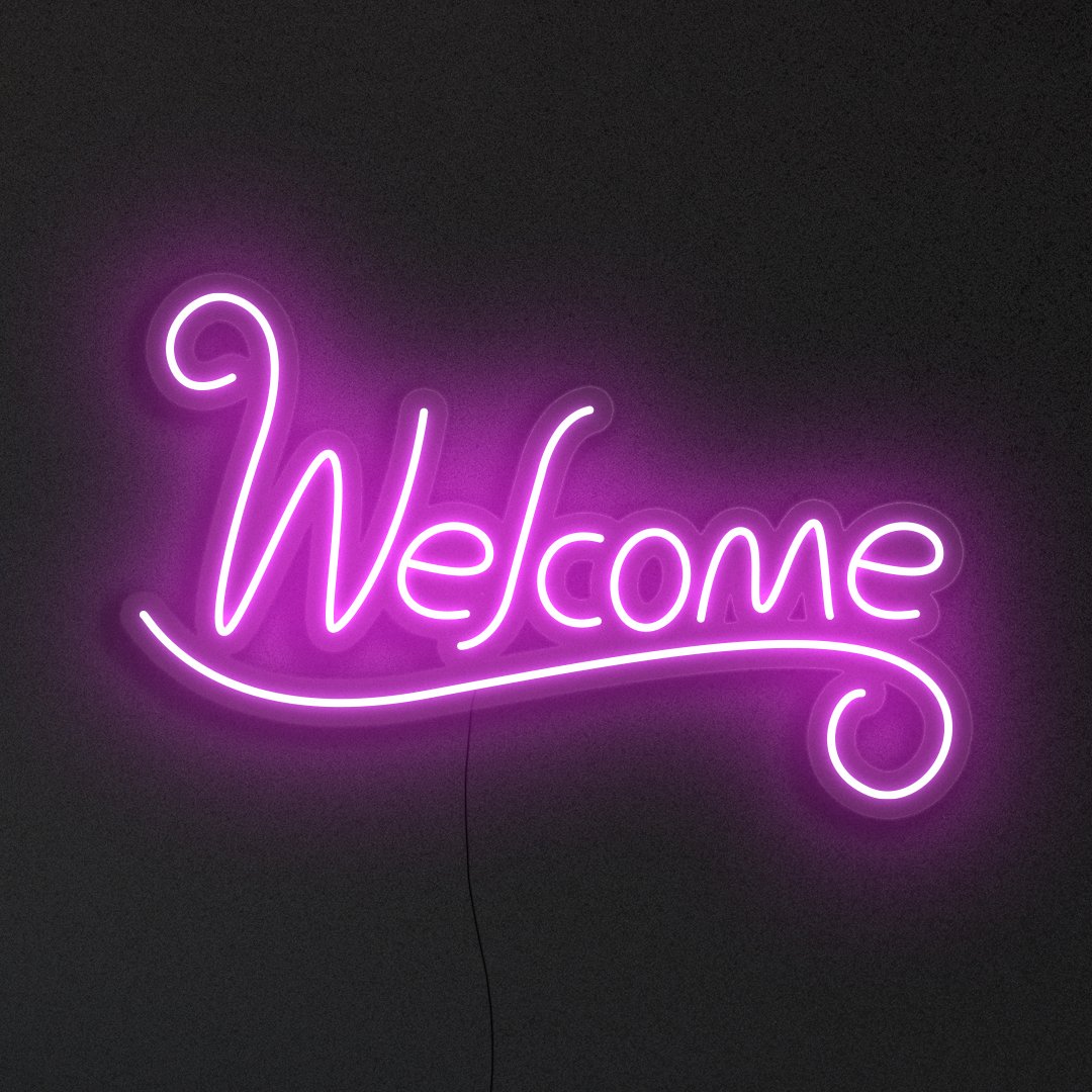 Welcome Led Neon Schild