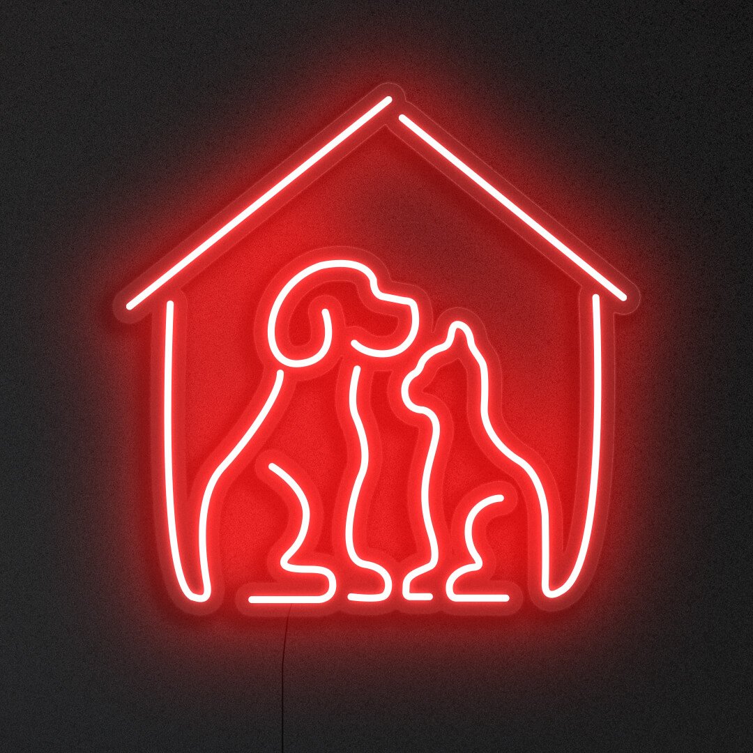 Pet neon signs