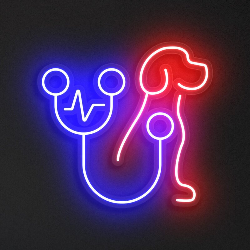 Pet neon sign