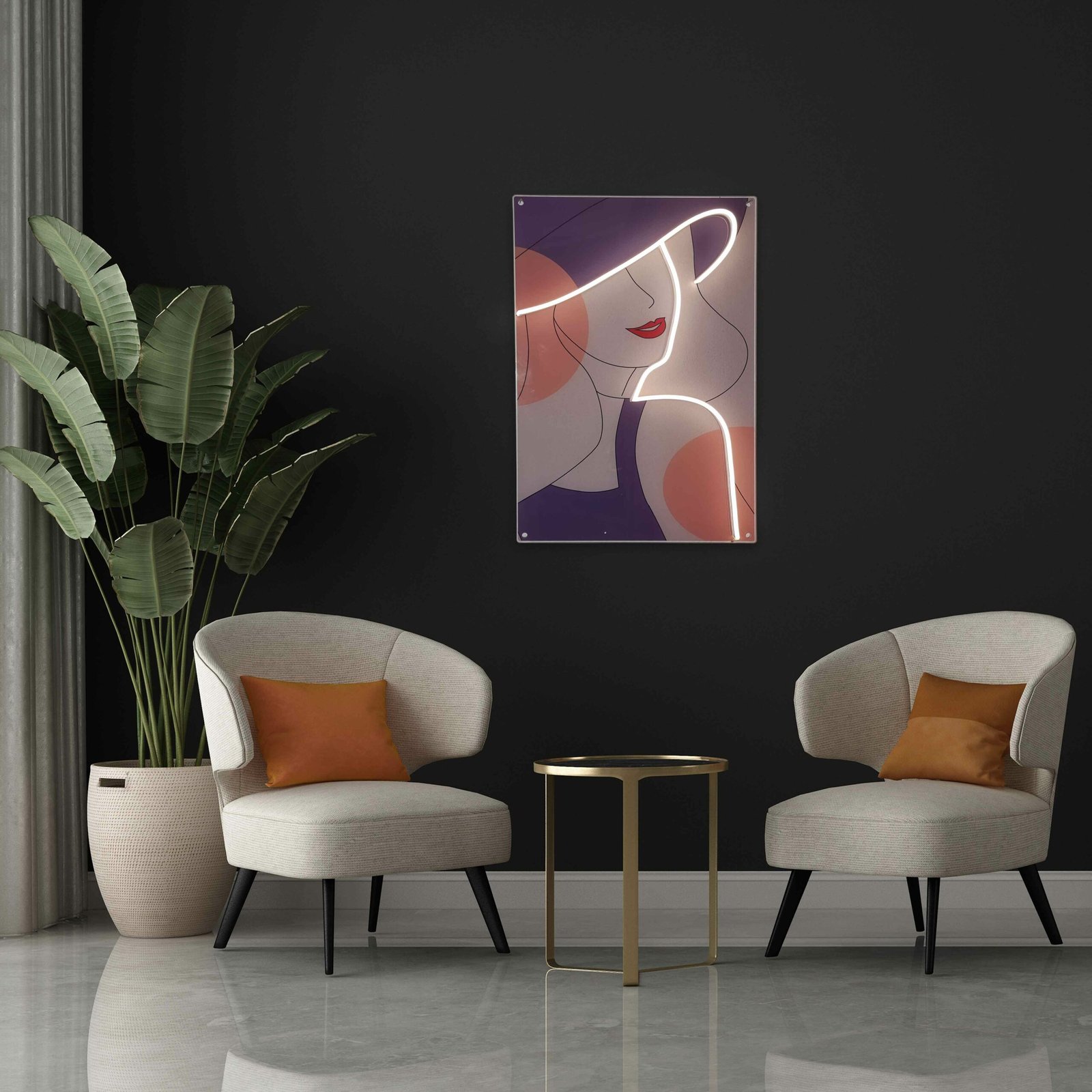 Neonart women Neon sign Neonart women Neon sign