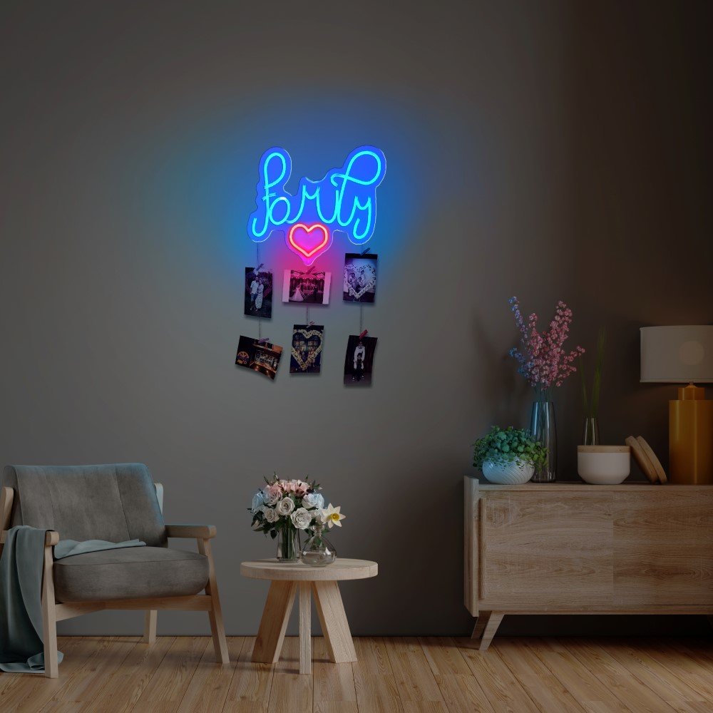 Neonschild family Neon sign