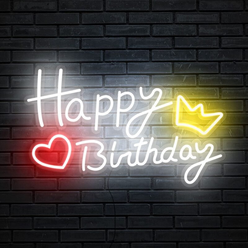 Happy Birthday Neonschild