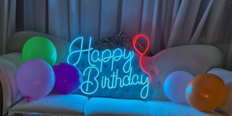 Surprise Birthday Decorations With Exclusive Neon Signs